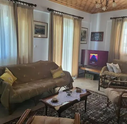 παραδοσιακό αρχοντικό με τζάκι Apartamento Valtessiniko